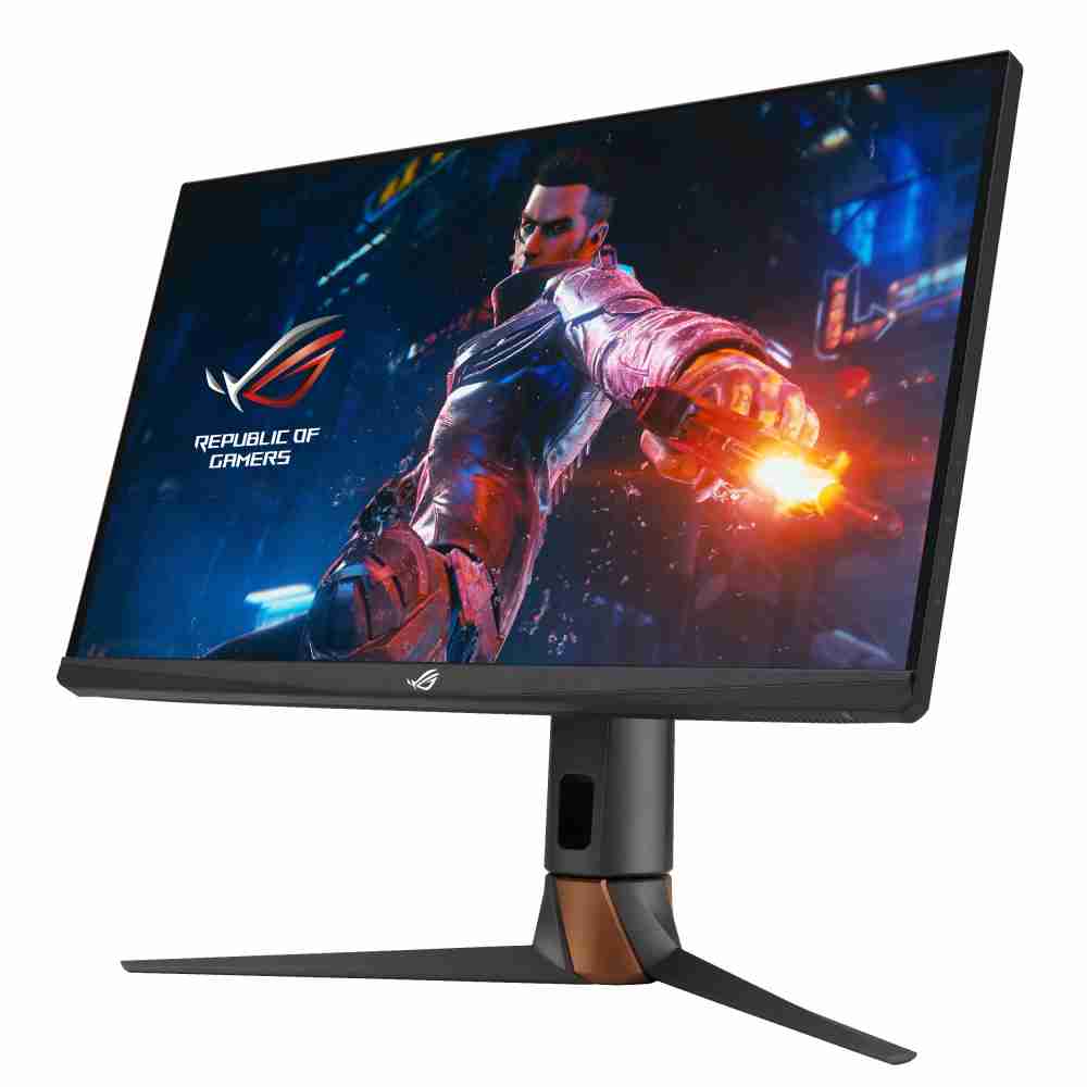 华硕ASUS ROG Swift 360Hz PG27AQN，，采用蓝狮在线全新可支持ULMB2技术的高阶电竞显示器，，为电竞玩家打造突破以往的急速游戏体验。。。（图片来源：ASUS提供）